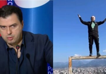 Basha ironizon protestën para Bashkisë Tiranë: Meta e solli dhe e mbajti Ramën në pushtet, tani bën si “supermen”