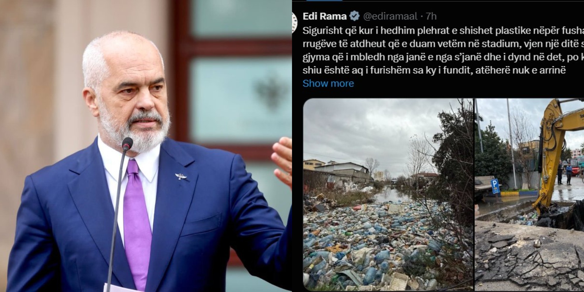 shiu-me-gjyma-i-ka-mbledhur-nga-jane-e-nga-s-jane-permbytjet-ne-durres-rama-nxjerr-pamjet-plehrat-kane-taposur-grykat-e-kanaleve-s-kane-arritur-dot-ne-det