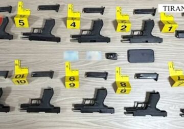 Arrestohet 27-vjeçari nga Kosova për trafik armësh, sekustrohen 12 Glock-e në Tiranë