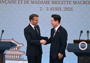 Macron dhe presidenti i Koresë së Jugut dakord për rihapjen e Ngushticës së Hormuzit